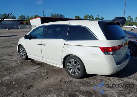 2015 Honda Odyssey Touring/Touring Elite z USA, uszkodzony, nr VIN 5FNRL5H98FB082309
